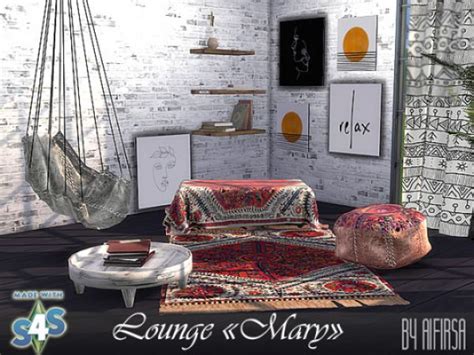 Lounge Mary The Sims 4 Download Simsdomination Sims Sims 4 Sims