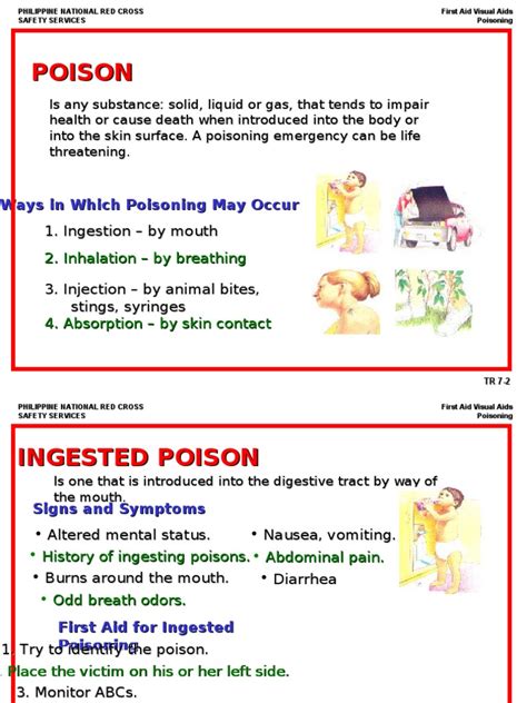 Mod 7 Poisoning Pdf Poison First Aid