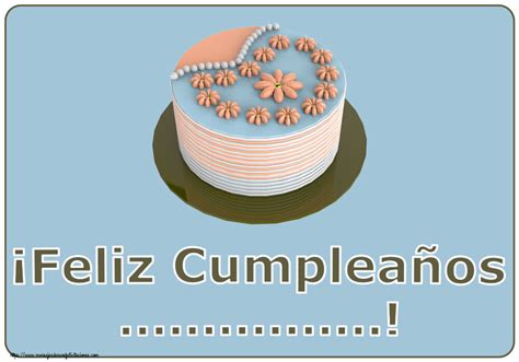 Felicitaciones Personalizadas De Cumpleaños Tartas Tarta De Nata