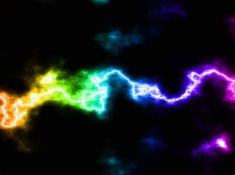 Rainbow Lightning Wallpaper Download To Your Mobile From Phoneky