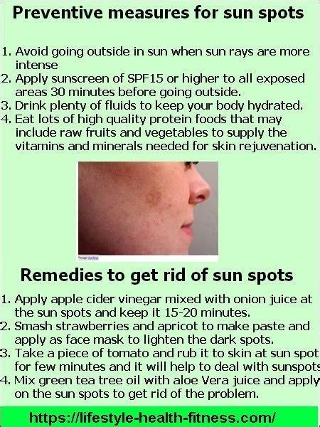 Sunspots Prevention And How To Get Rid Of Sunspots