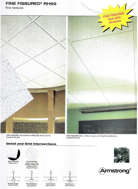 Armstrong Commercial Ceiling Mineral Fiber Fine Fissured Philippines