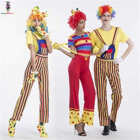 As a couple sometimes it's easy to fall into sedentary bliss, which can mean that the idea of going out and don't forget to upvote your favorite halloween costumes, again, if you're not too lazy for that! Cute Candy Striped Couple Circus Clown Cosplay Costumes ...