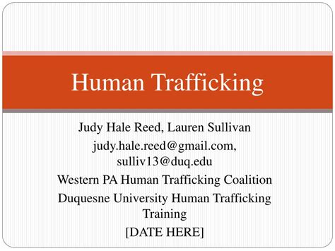 Ppt Human Trafficking Powerpoint Presentation Free Download Id5644579