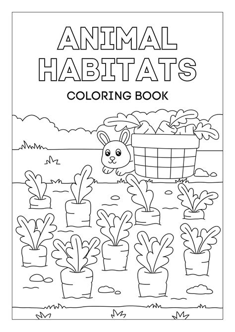 Solution Animal Habitats Coloring Book Studypool