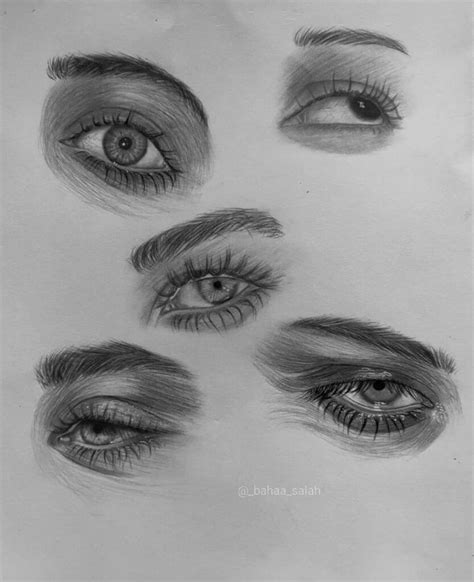 Easy Eye Drawing Realistic Eye Drawing Eye Drawing Tutorials Nose