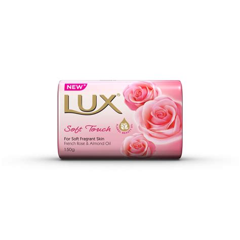 Infused with moisturising silkessence and french roses, revel in skin that's soft and delicately scented. Lux Soap Bar Soft Touch 150g - Shajgoj