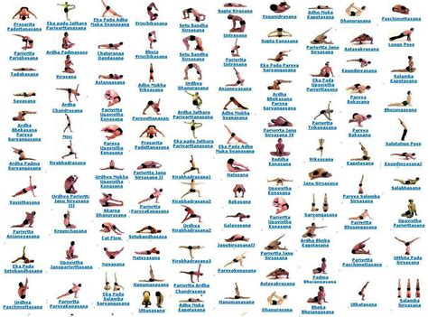 Tableau Des Postures De Yoga Studio Yoga République En 2020