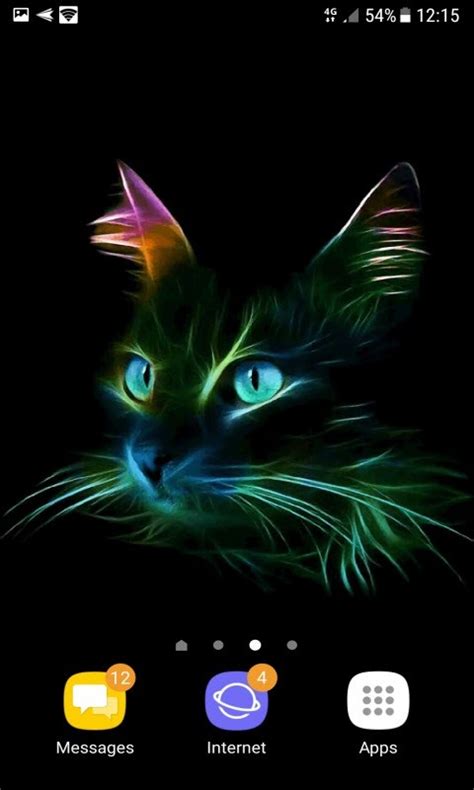 Neon Cat Live Wallpaper Free Android Live Wallpaper Download Download