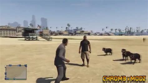Chr0m3 X Modz Gta V Chop Attack Dog Squad Online Youtube