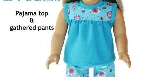 Doll Tag Pajama Pattern For American Girl Dolls Liberty Jane Doll