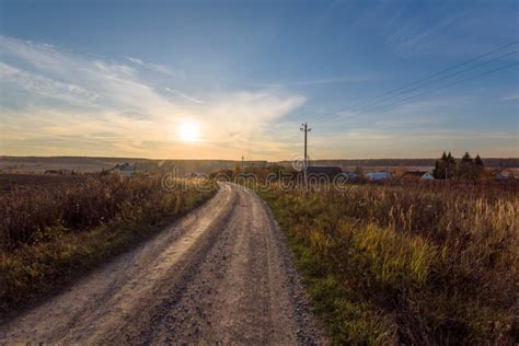 Summer Country Road Stock Image Image Of Vacation Sunlight 137419195