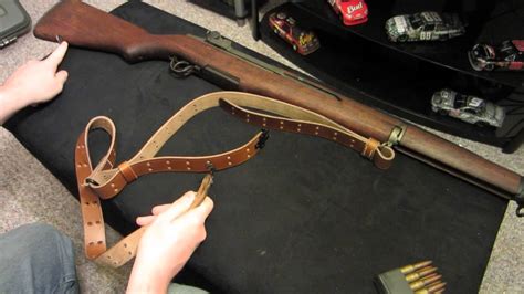 Wwii M1 Garand Leather Rifle Sling Repoduction Us Collectibles