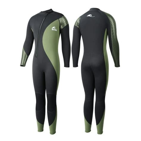Owntop Wetsuits For Men 3mm Neoprene Wet Suit Full Body Keep Warm