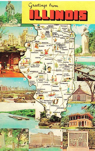State of illinois, characterized by the many canyons within its 2,630 acres. Greetings From Illinois in 2020 | Illinois, Southern ...
