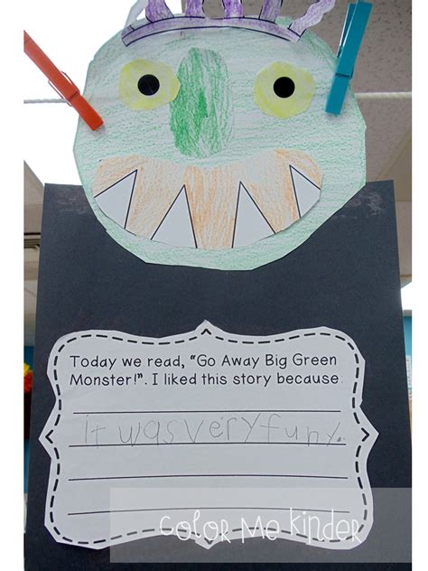 Go Away Big Green Monster Printable Book Printable Word Searches