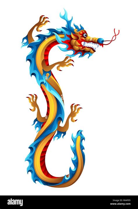 Chinese Dragon Came Stock Vector Images Alamy