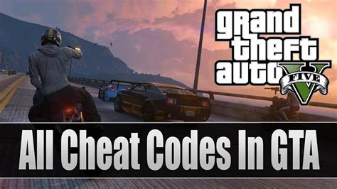 Gta 5 All Cheat Codes Full List Ps3 And Xbox 360