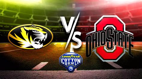 Missouri Vs Ohio State Prediction Odds Pick For Cotton Bowl