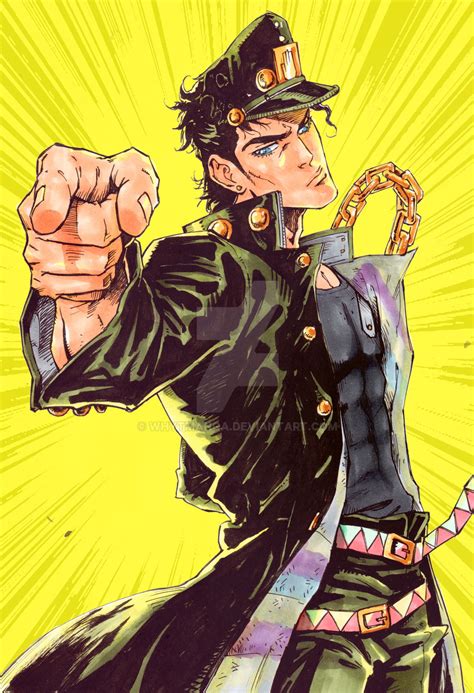 Jotaro Kujo By Whytmanga On Deviantart