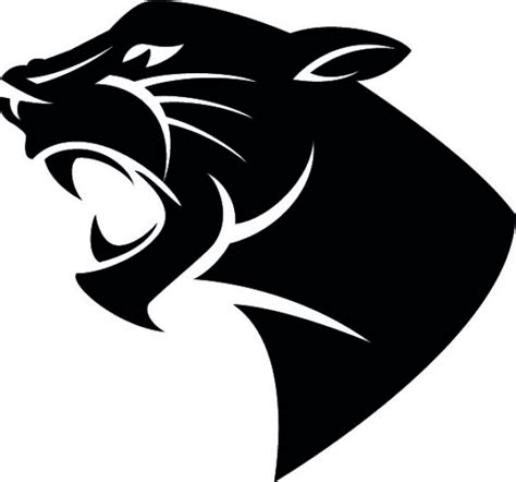 Black Panther Logo Clip Art Black Panther Png Download 494386