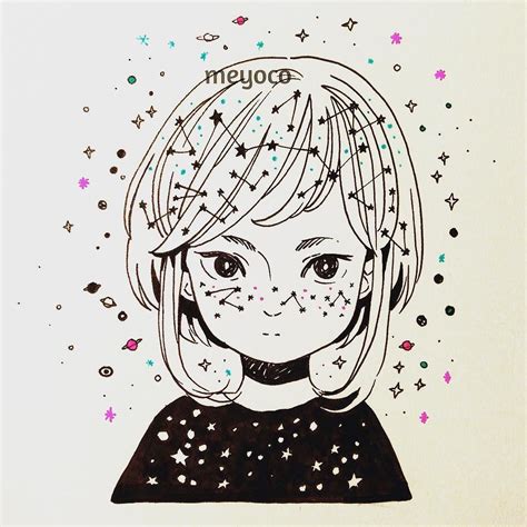 Meyoコ On Instagram Quick Doodle Drawings Art Images Cute Art