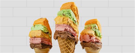 The Original Rainbow Cone Menu Chicago Ice Cream Dessert
