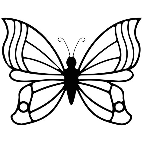 Butterfly Paper Cut Out Patterns Sketch Coloring Page