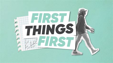 First Things First - Series on Colossians