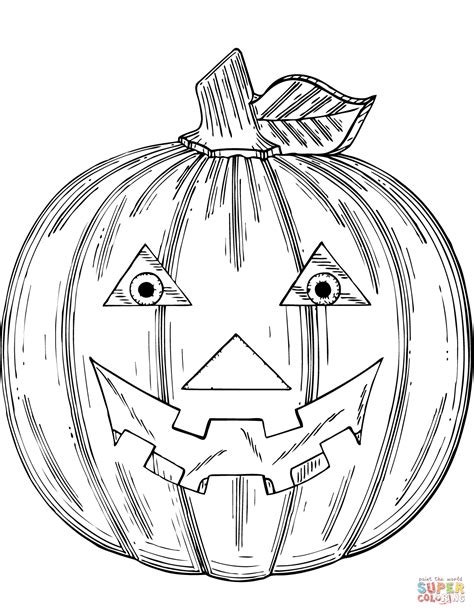 Jack-O'-Lantern coloring page | Free Printable Coloring Pages
