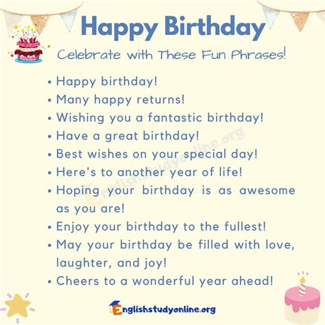 Ways To Say Happy Birthday Creative And Heartfelt Ideas English