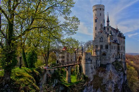 Lichtenstein Castle Baden Wurttemberg Germany There Has Been A