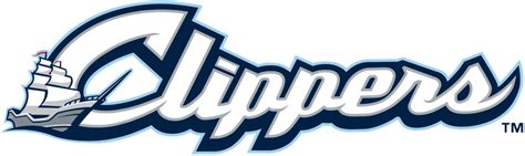 The los angeles clippers have decided on a mascot: Columbus Clippers Primary Logo - International League (IL ...