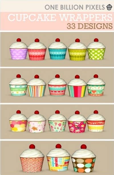 My Sims 3 Blog Sweet Cupcakes By Newone