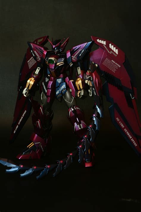 Gundam Guy Mg 1100 Oz 13ms Gundam Epyon Ew Metallic Painted Build