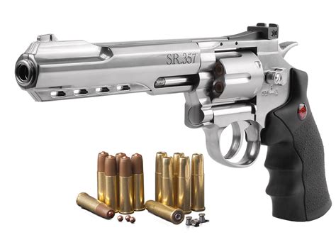 Crosman Sr S Dual Ammo Co Revolver Kit Silver Pyramyd Air