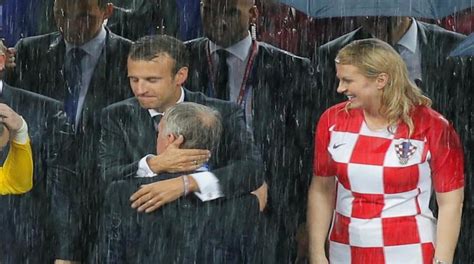 see croatian president wins the internet with her celebration despite loss to france in fifa