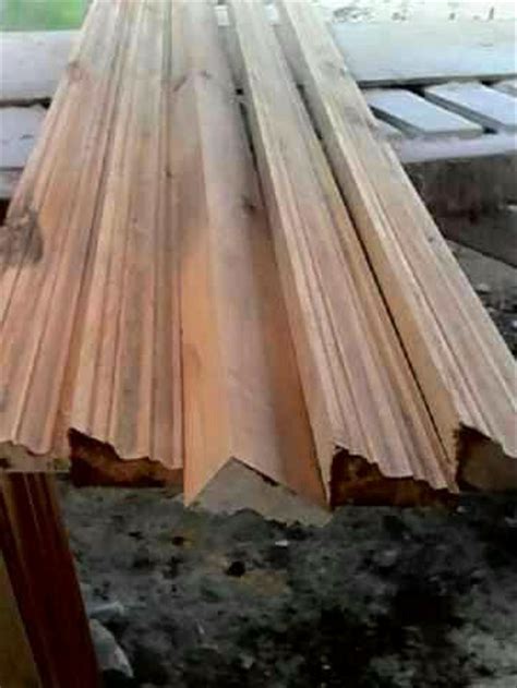 kumpulan model lis kayu  plafon sobhome