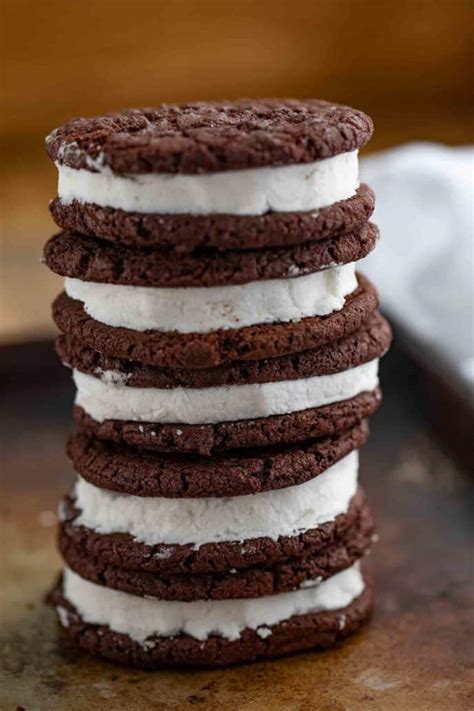 Chocolate Sandwich Cookies (Marshmallow Creme) - Dinner ...