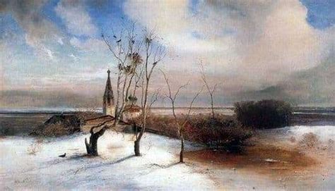 Description Of The Painting By Alexei Savrasov “rooks Flew” ️