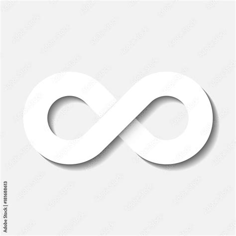 Infinity Symbol Icon Concept Of Infinite Limitless And Endless