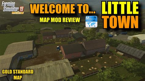 Farming Simulator 2015 Little Town Map Mod Review Youtube