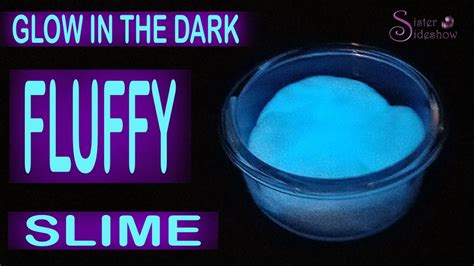 Diy How To Make Glow In The Dark Slime Brightest Glowing Fluffy Slime Youtube