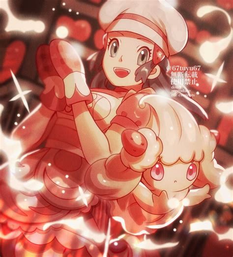 Yukifuri Tsuyu Alcremie Alcremie Strawberry Sweet Dawn Palentine S 2021 Pokemon Dawn