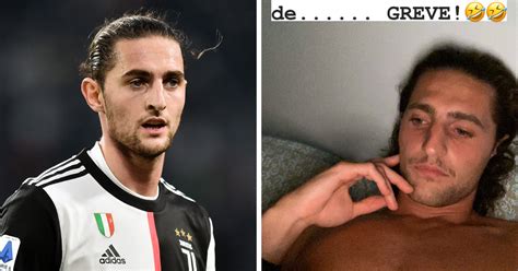 adrien rabiot sur son compte instagram dément ironiquement sa supposée grève à la juventus