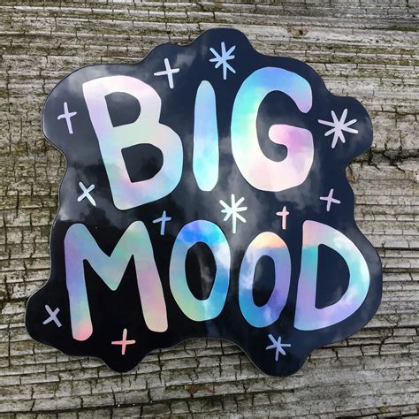 Big Mood Sticker Etsy