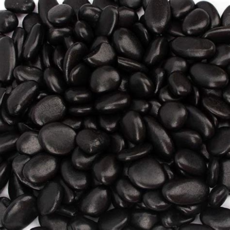 Buy Pounds Decorative Pebbles Small Black Stones Aquarium Gravel River Rock Natural Polished