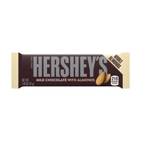 Hersheys Milk Chocolate With Almonds Bars