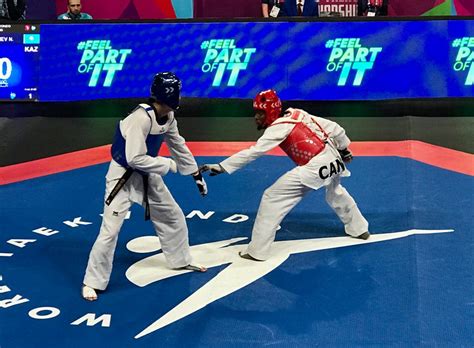 taekwondo canada news canada s hervan nkogho mengue scraps into round of 32 at world