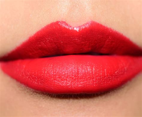 MAC Highlights Really Me Red Rock Lipsticks Reviews Photos Swatches
